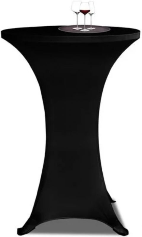 Barrbor vi� strekkd�ki, svart